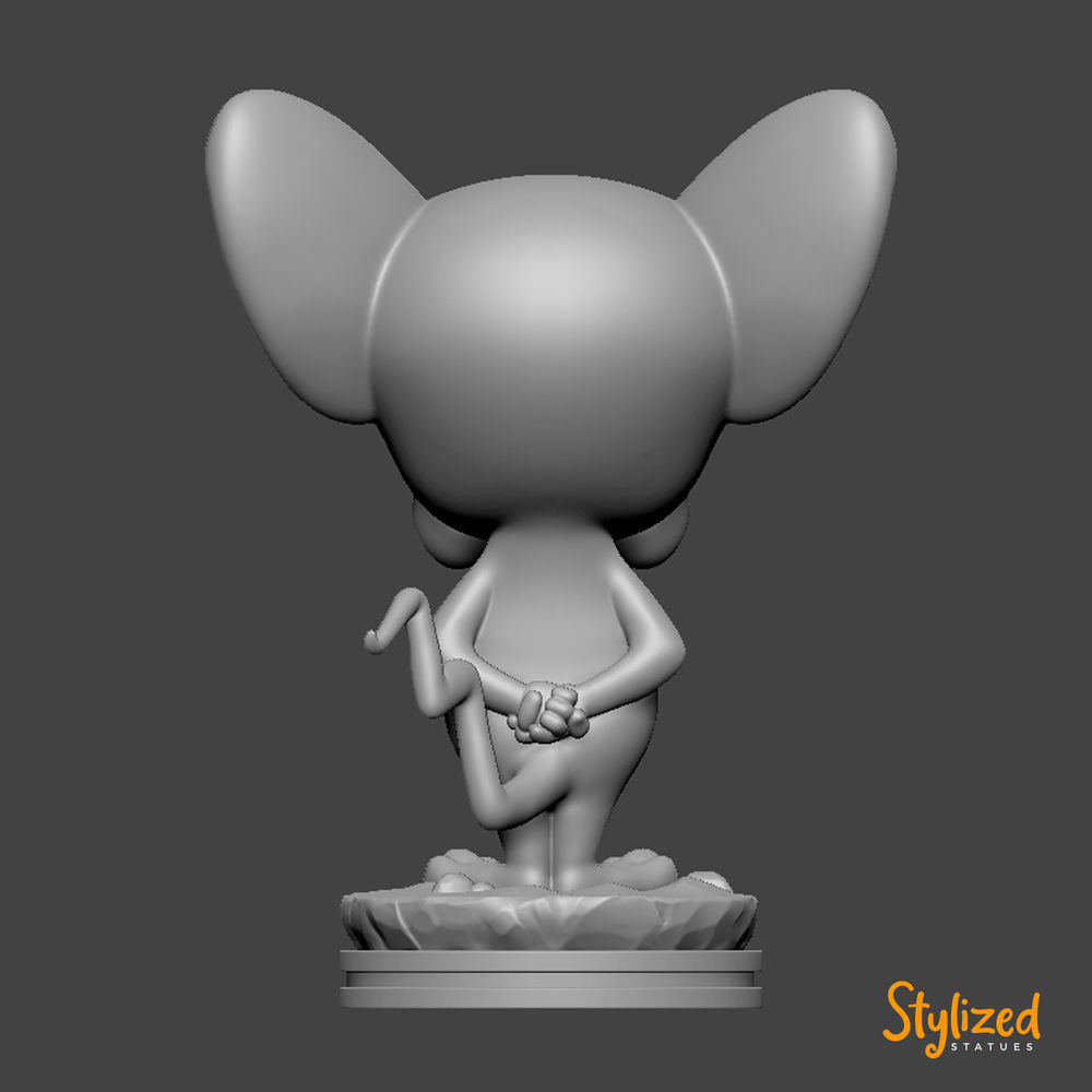 The Brain mouse figurine 3D print model_5