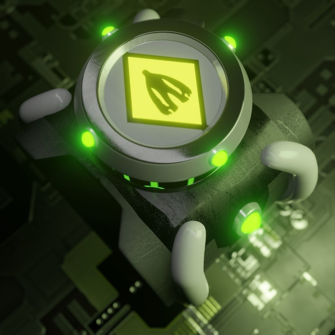 BEN 10 omnitrix  watch 3D model_5