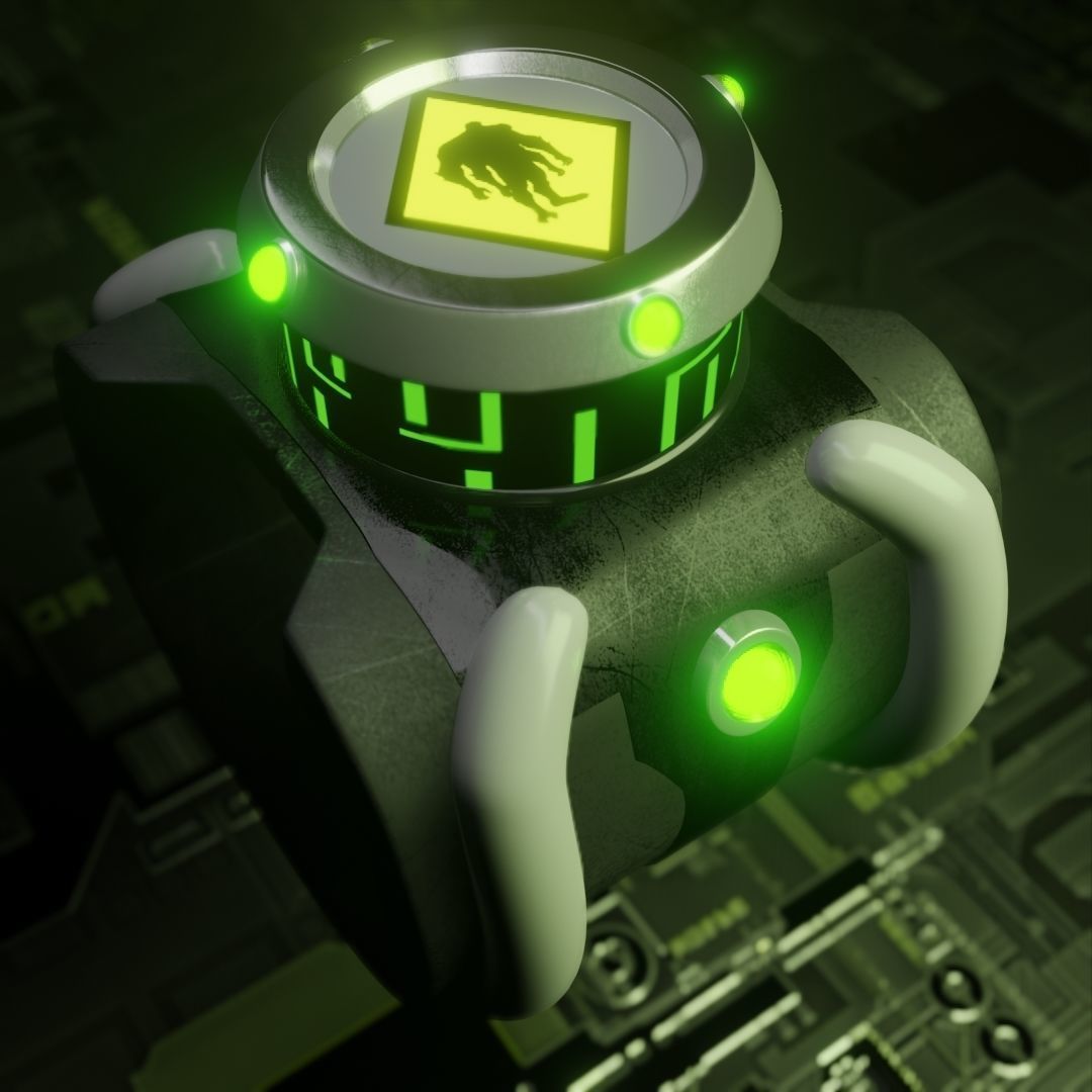 BEN 10 omnitrix  watch 3D model_3