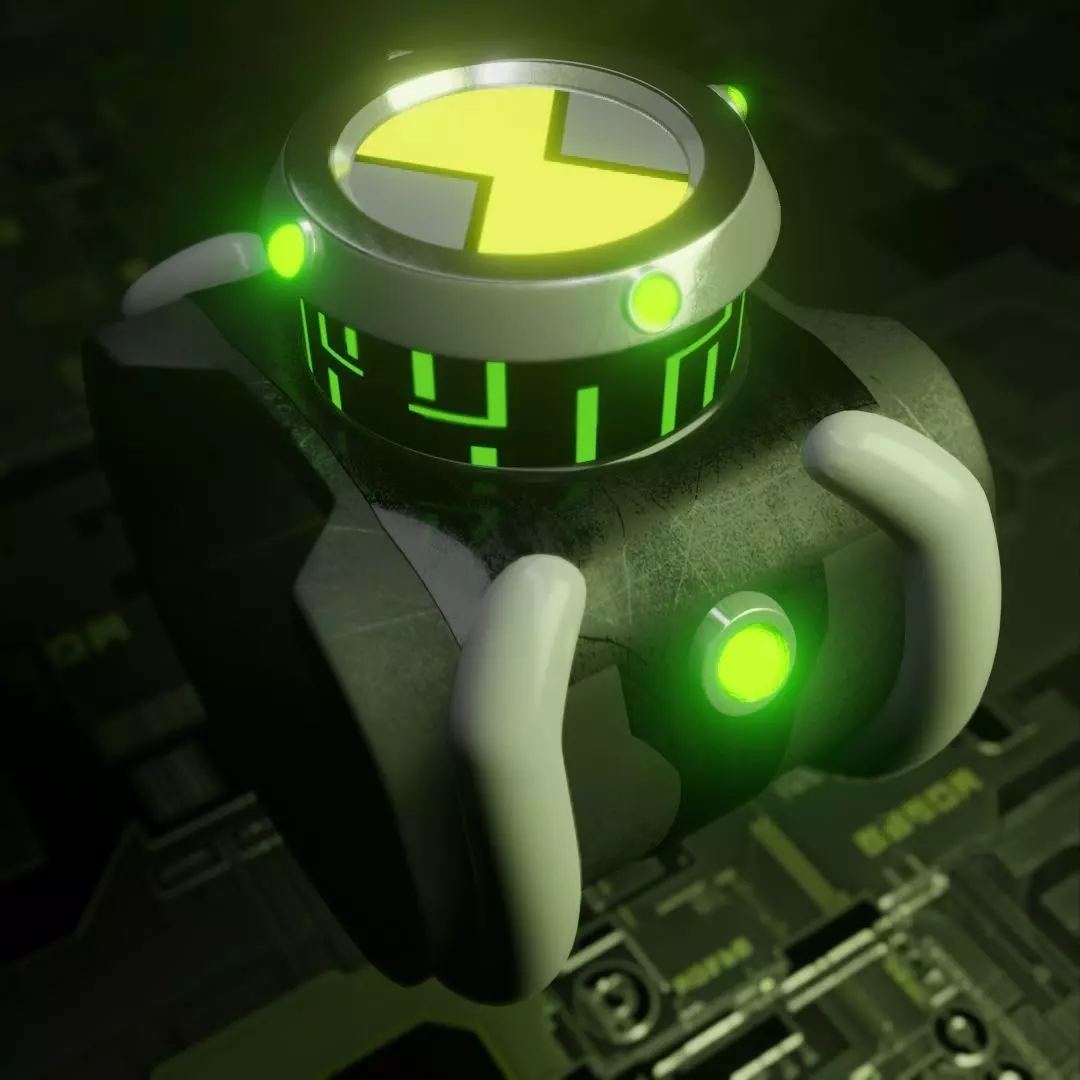 BEN 10 omnitrix  watch 3D model_0