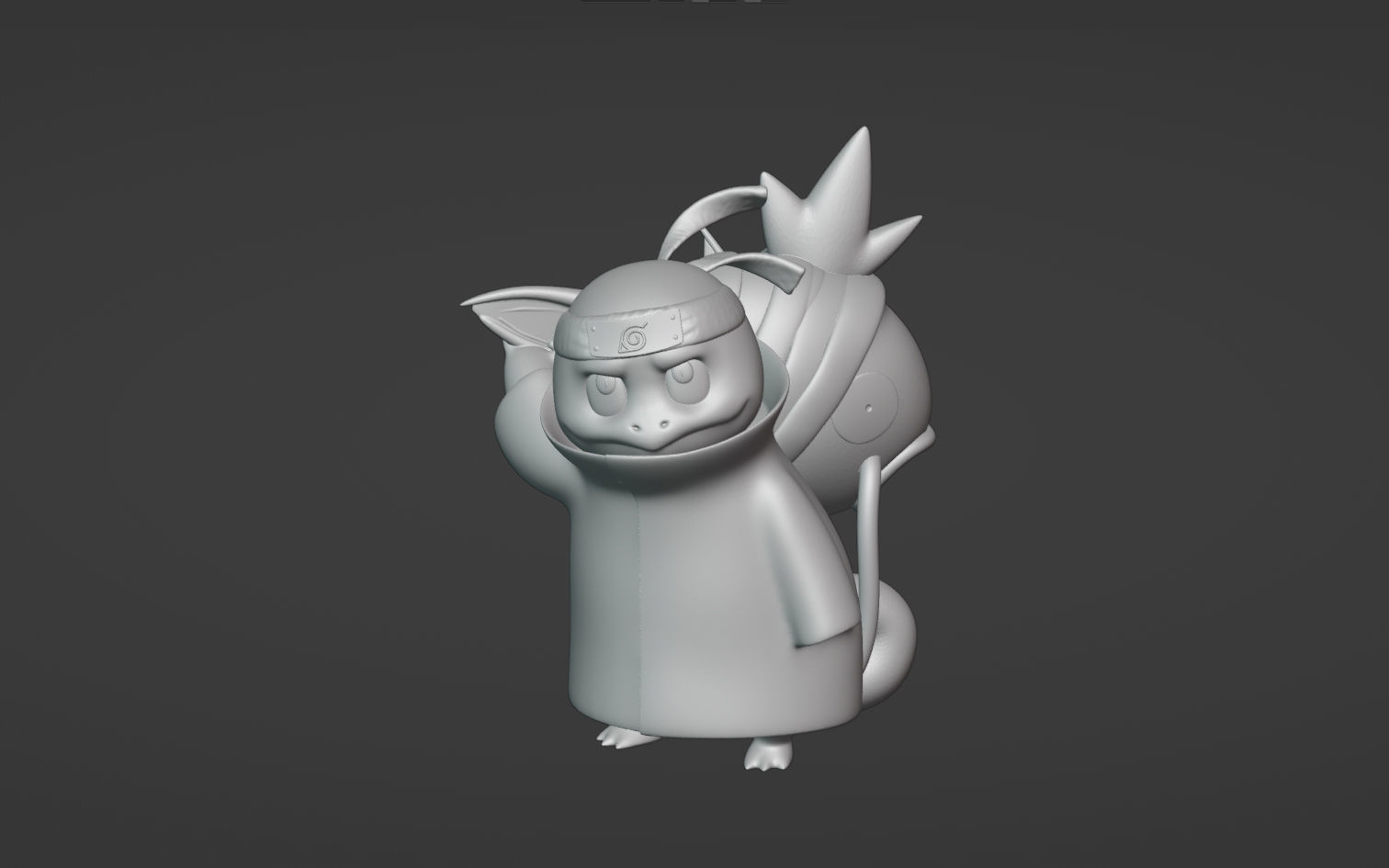 Squirtle - Akatsuki Variant - 3D print 3D print model_4