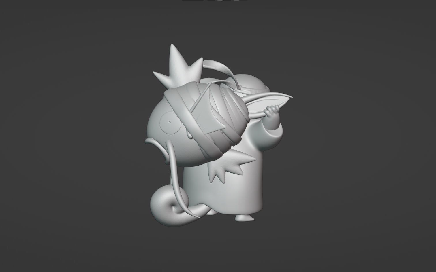 Squirtle - Akatsuki Variant - 3D print 3D print model_6