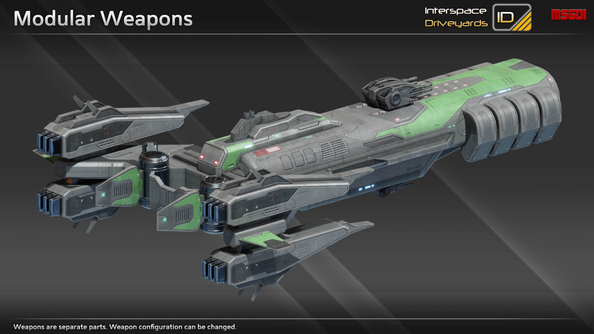 Taurus Class Frigate Low-poly 3D model_7