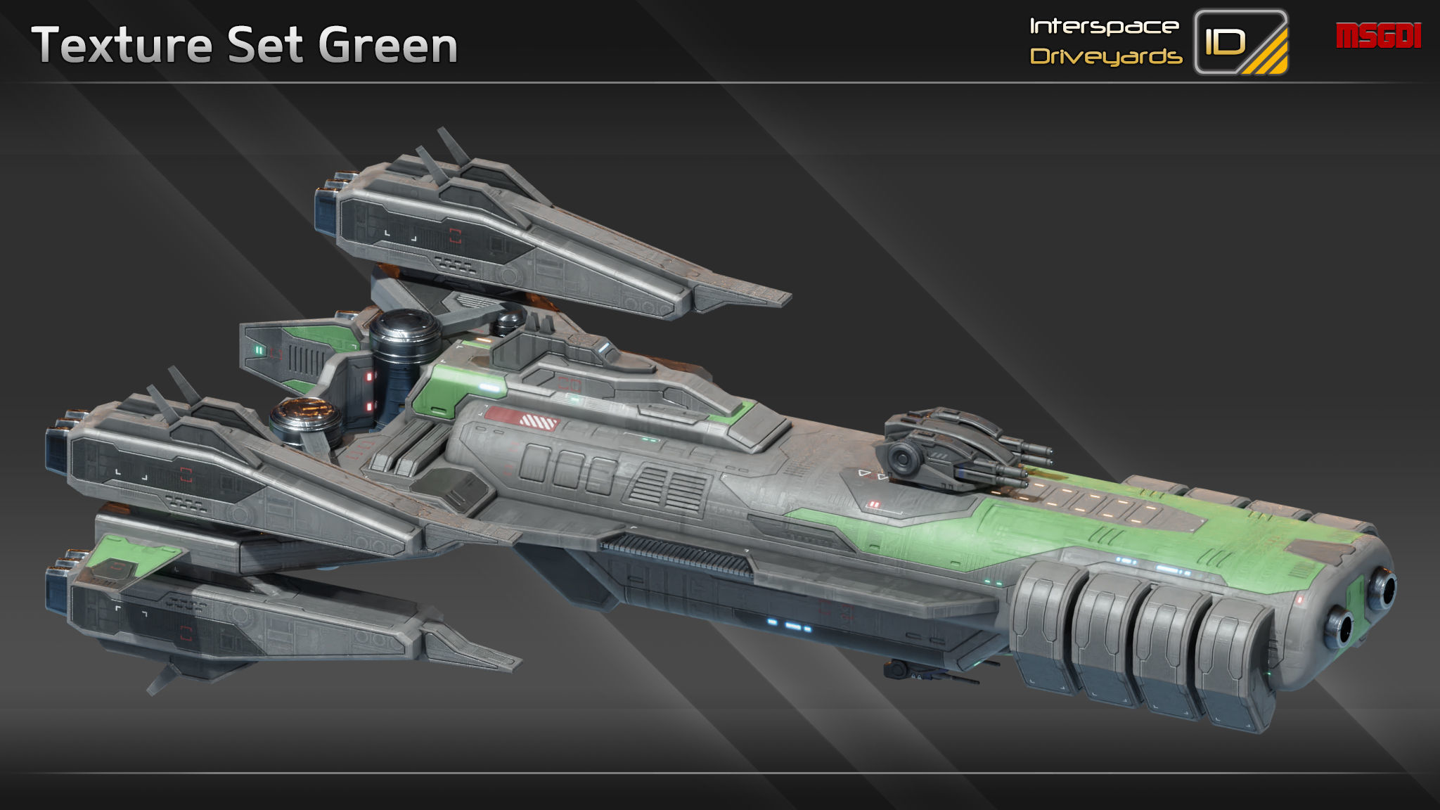 Taurus Class Frigate Low-poly 3D model_10