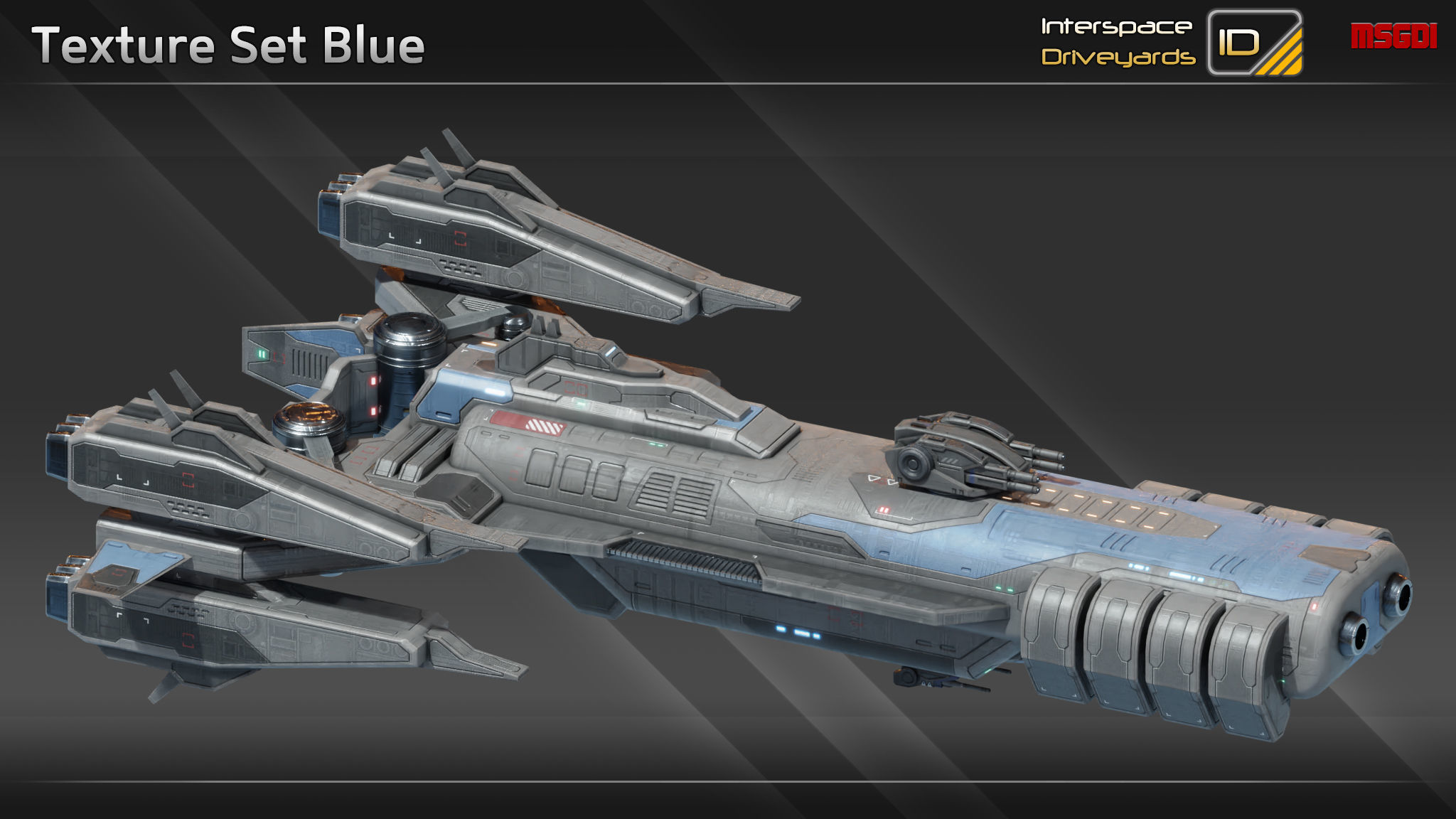 Taurus Class Frigate Low-poly 3D model_9