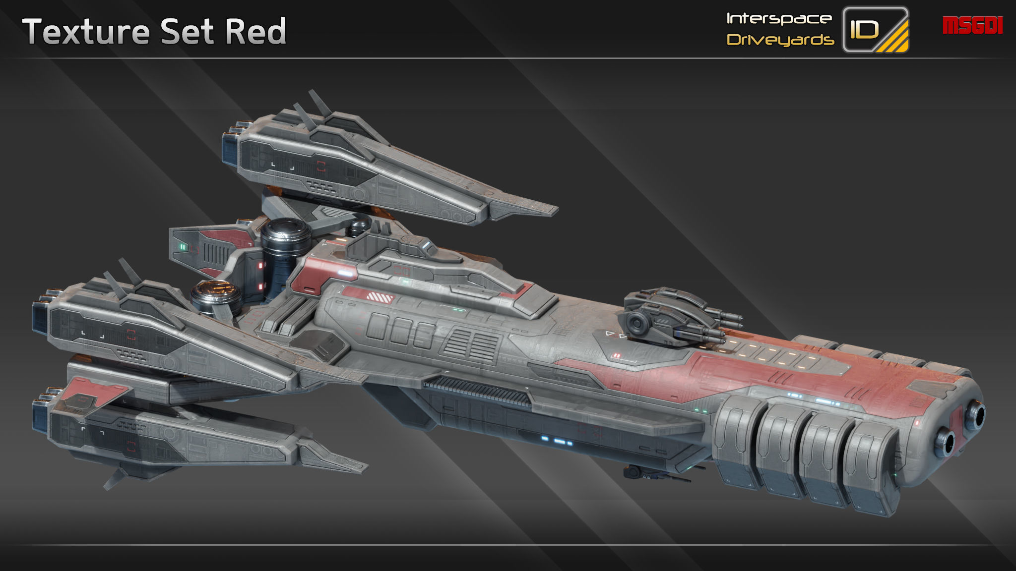 Taurus Class Frigate Low-poly 3D model_12