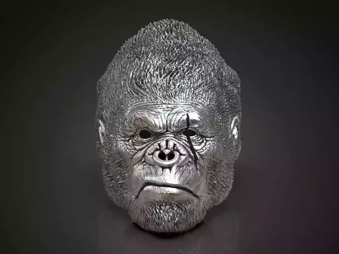 Gorilla ape monkey ring for men 