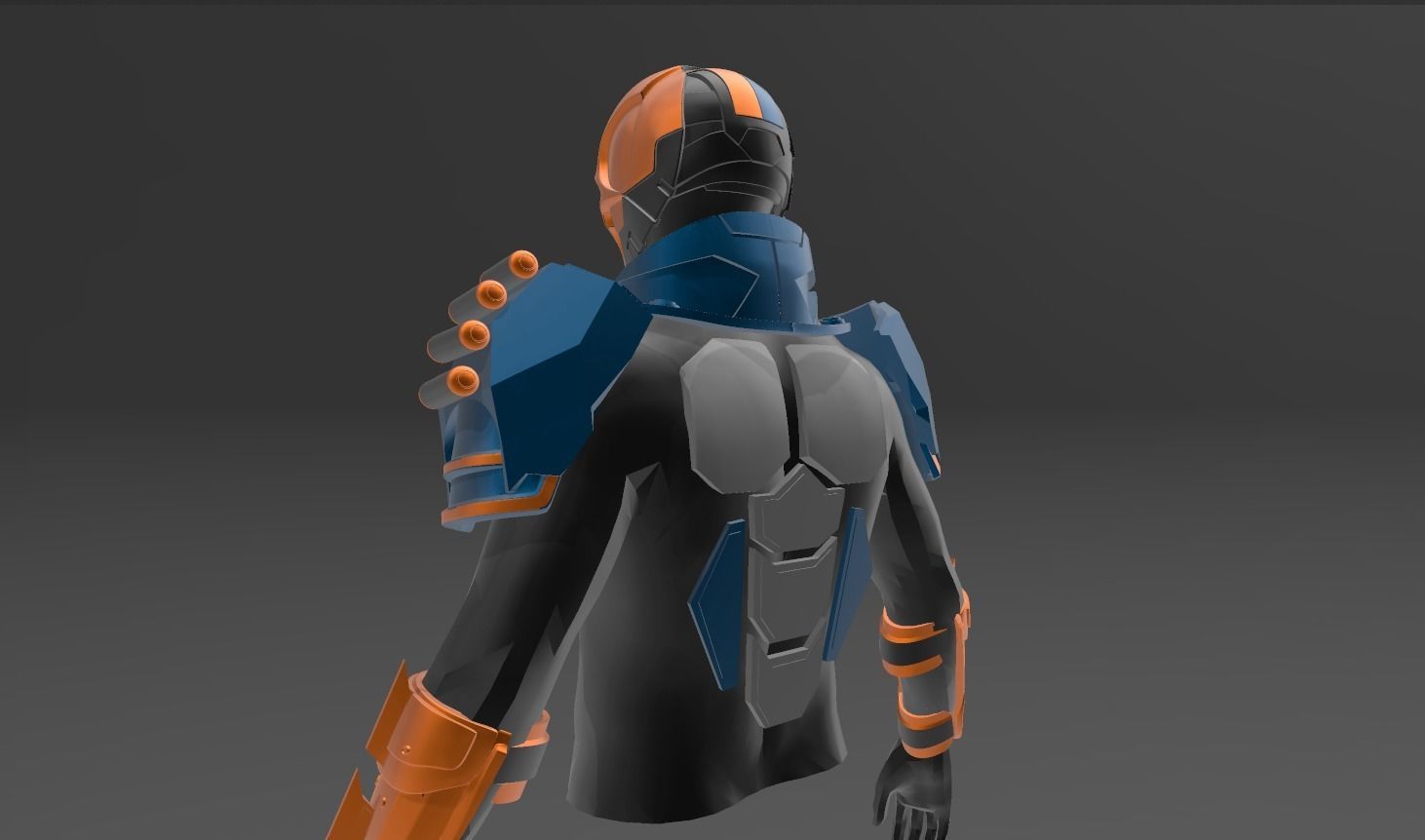 Mezco Deathstroke Armor Files 3D model_2