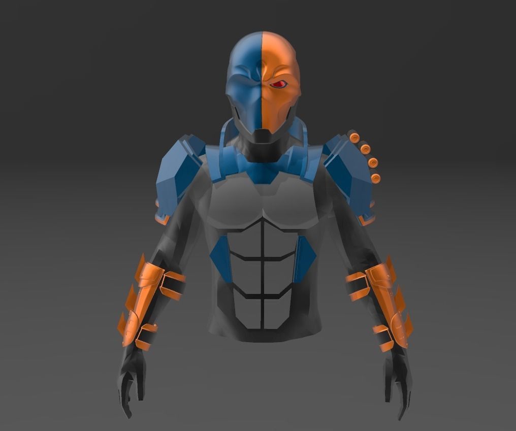 Mezco Deathstroke Armor Files 3D model_3