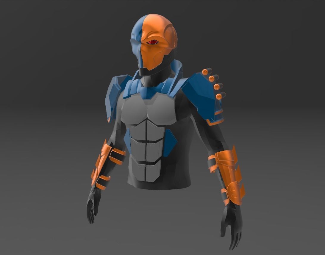 Mezco Deathstroke Armor Files 3D model_1