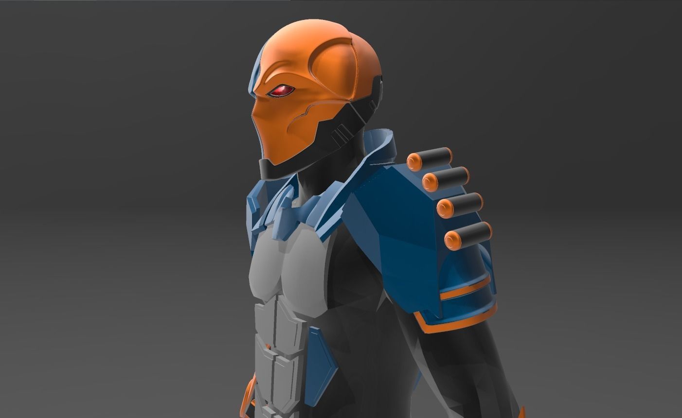Mezco Deathstroke Armor Files 3D model_4