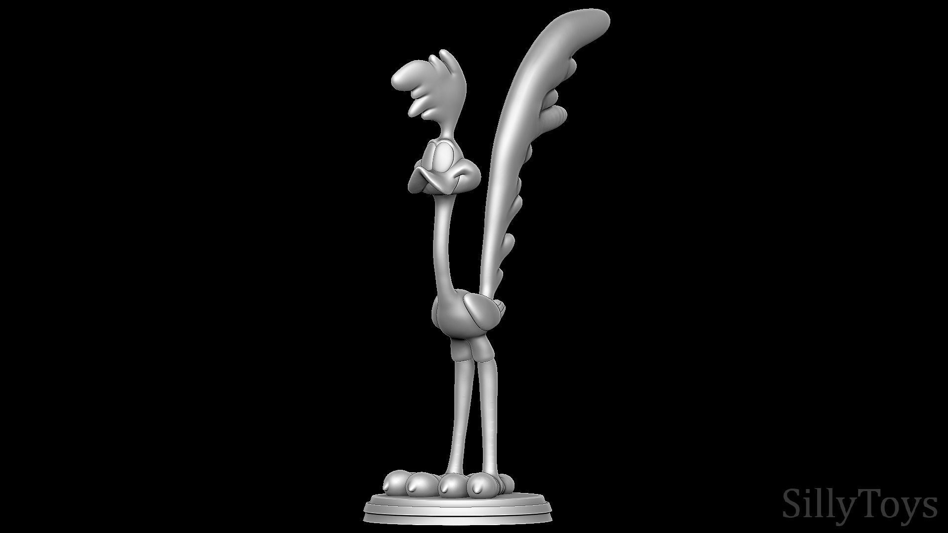 Wile E Coyote and Road Runner - Looney Tunes 3D print model_2