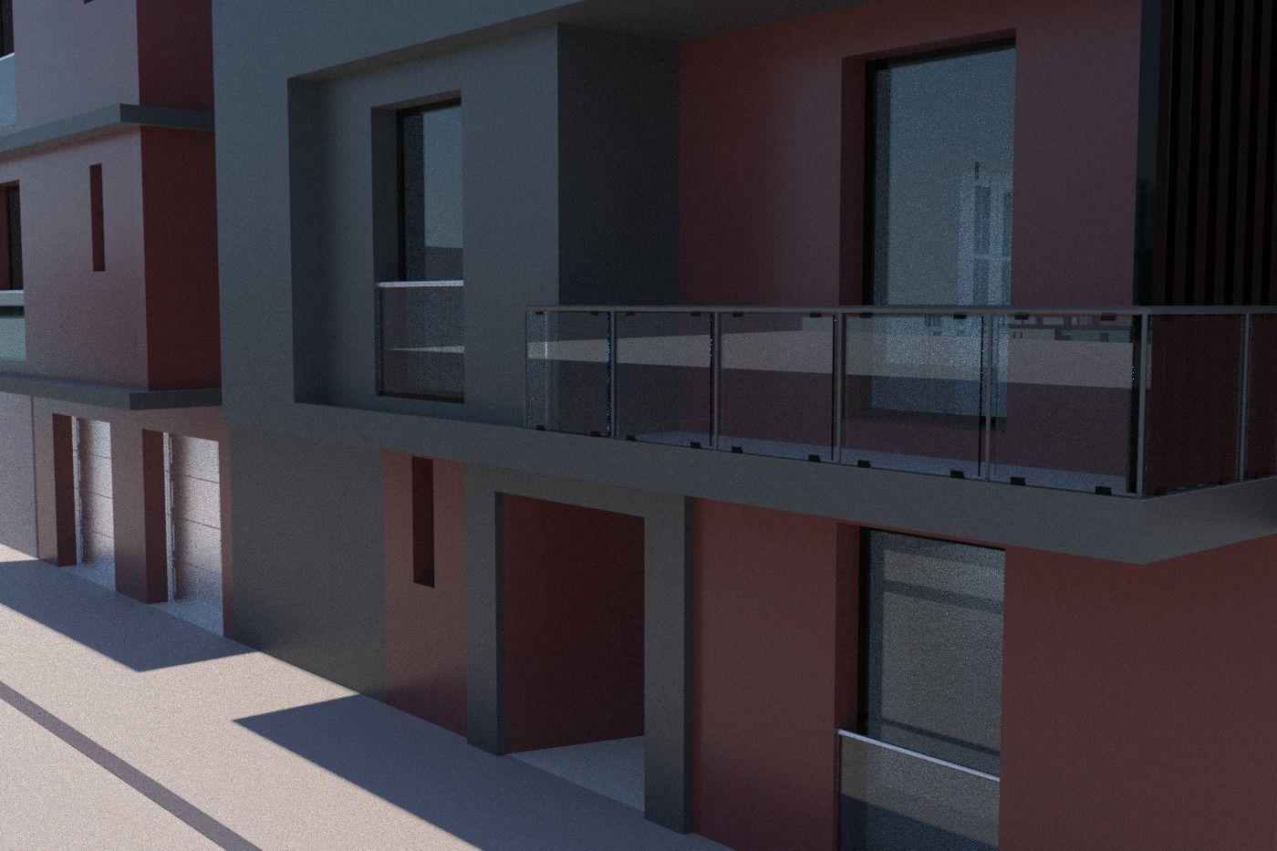 3D Residential Building  Free 3D model_13