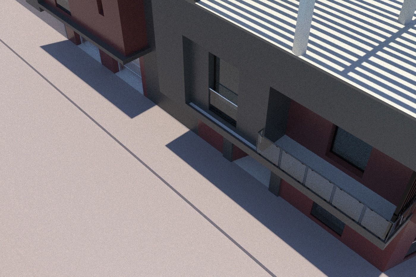 3D Residential Building  Free 3D model_15