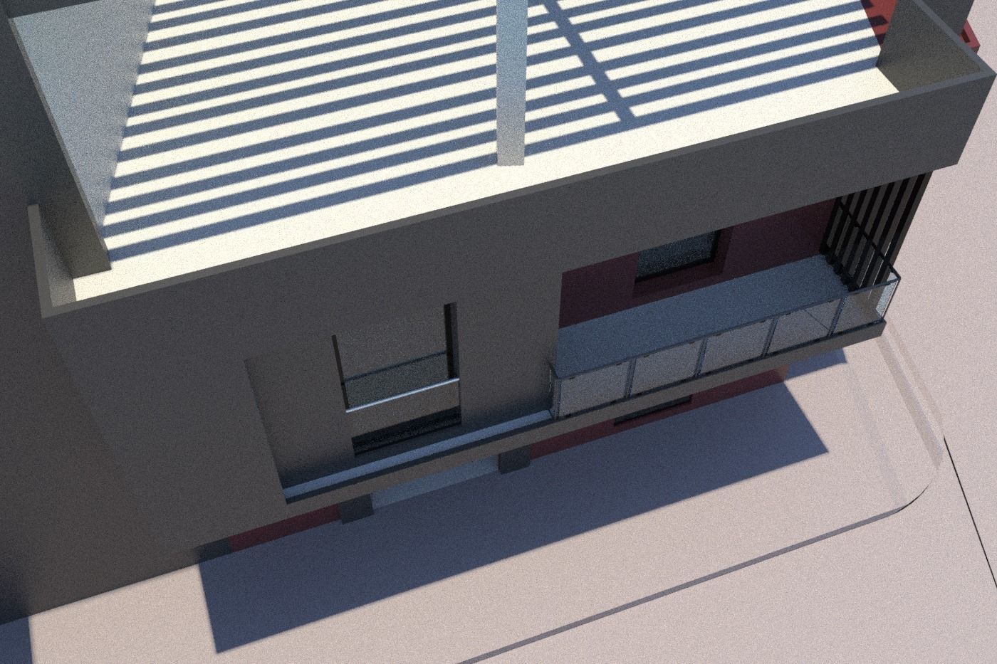 3D Residential Building  Free 3D model_11