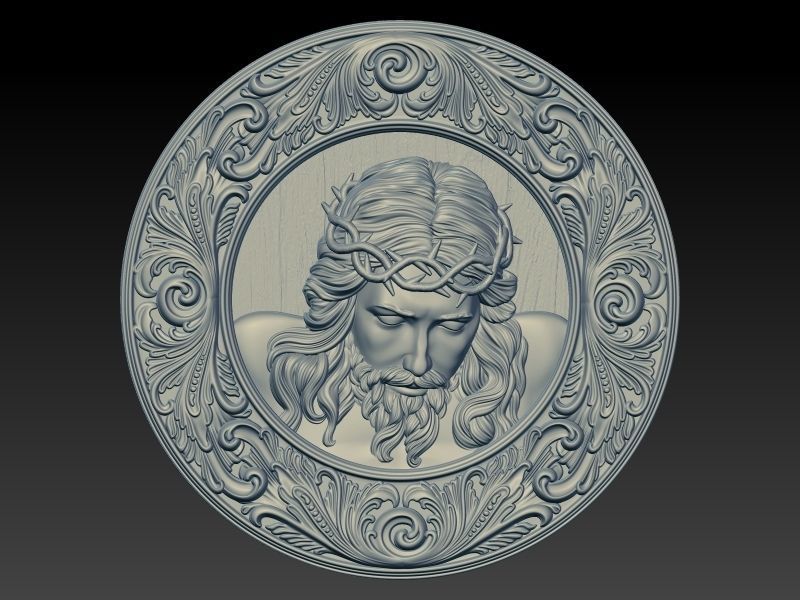JESUS RELIEF 3D print model_1