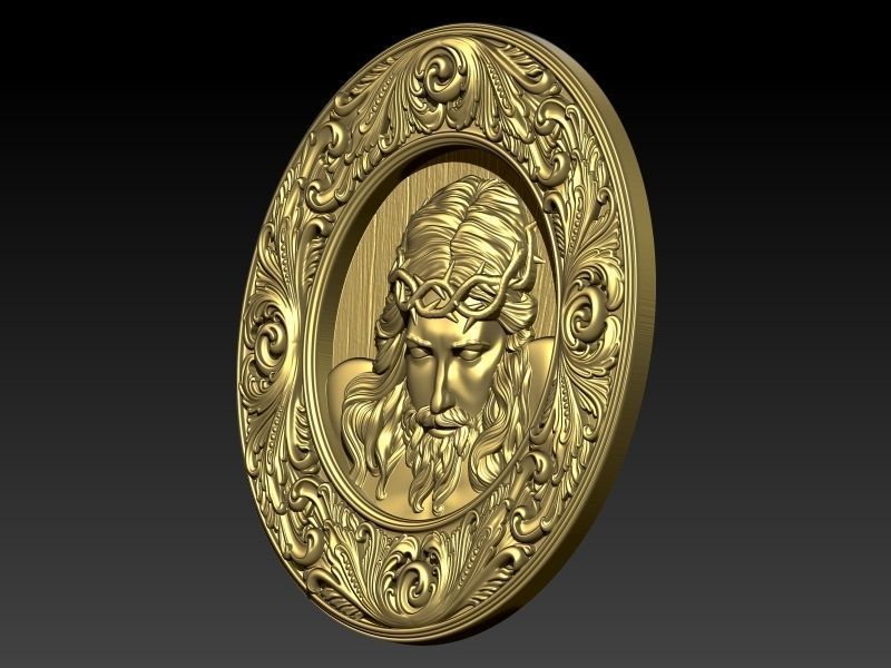JESUS RELIEF 3D print model_7