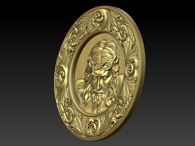 JESUS RELIEF 3D print model_5