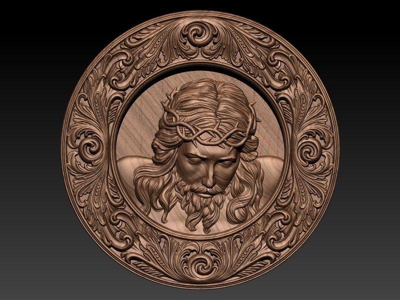 JESUS RELIEF 3D print model_2