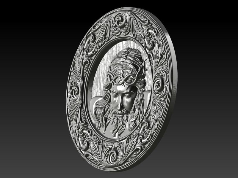 JESUS RELIEF 3D print model_4