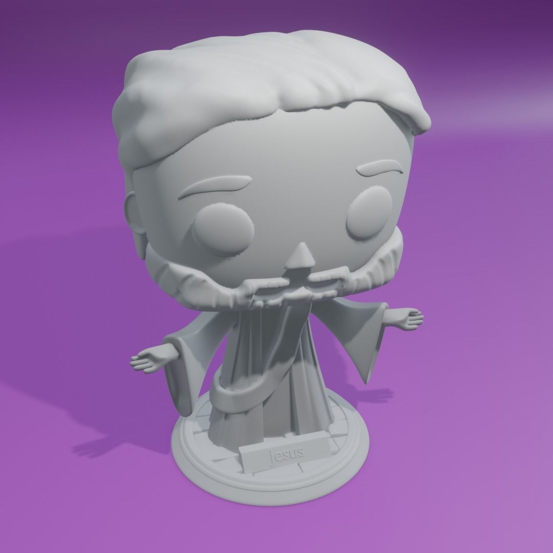 Jesus Pop 3D print model_1
