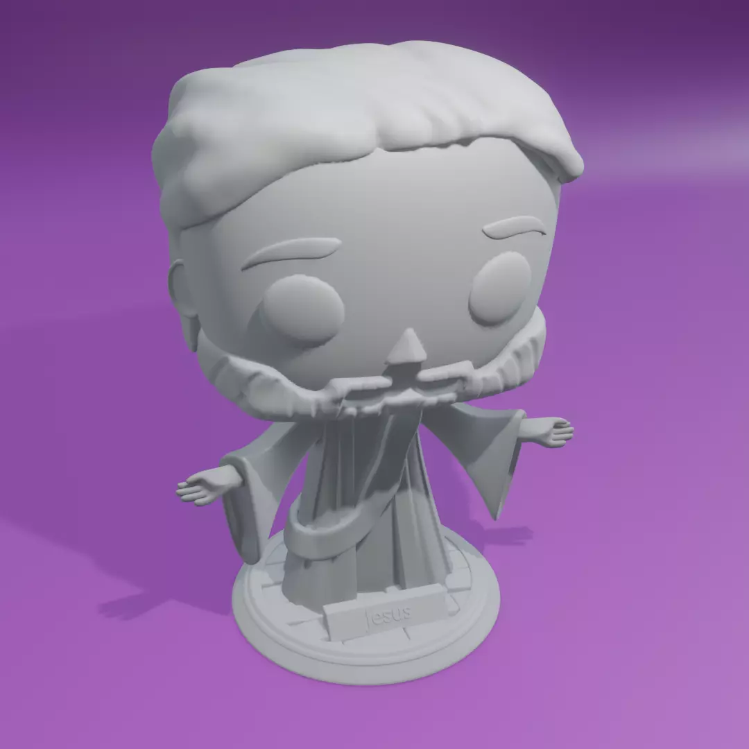 Jesus Pop 3D print model_0