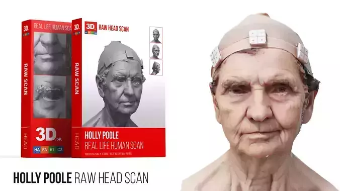 Raw 3D Head Scan Holly Poole