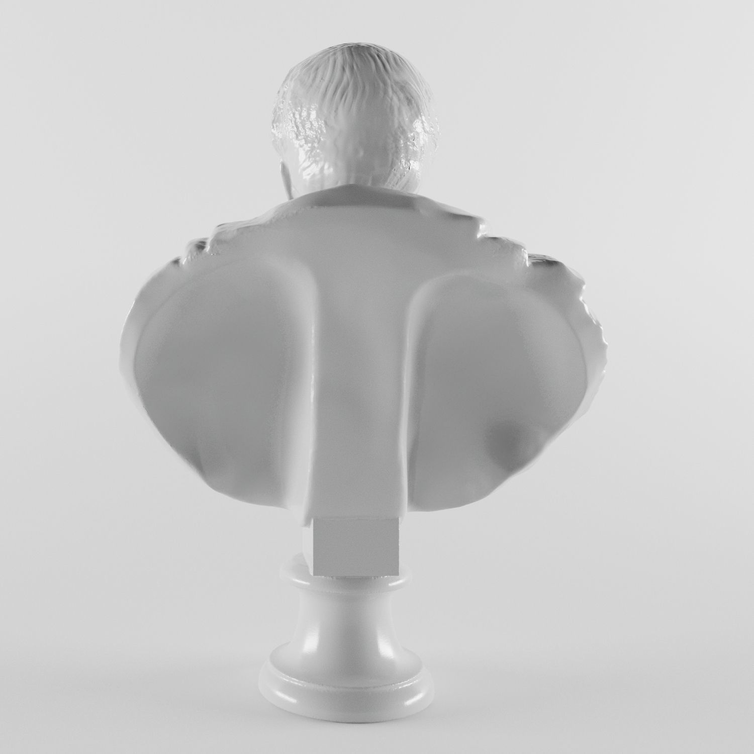 Aristotle bust of antoninus 3D print model_2