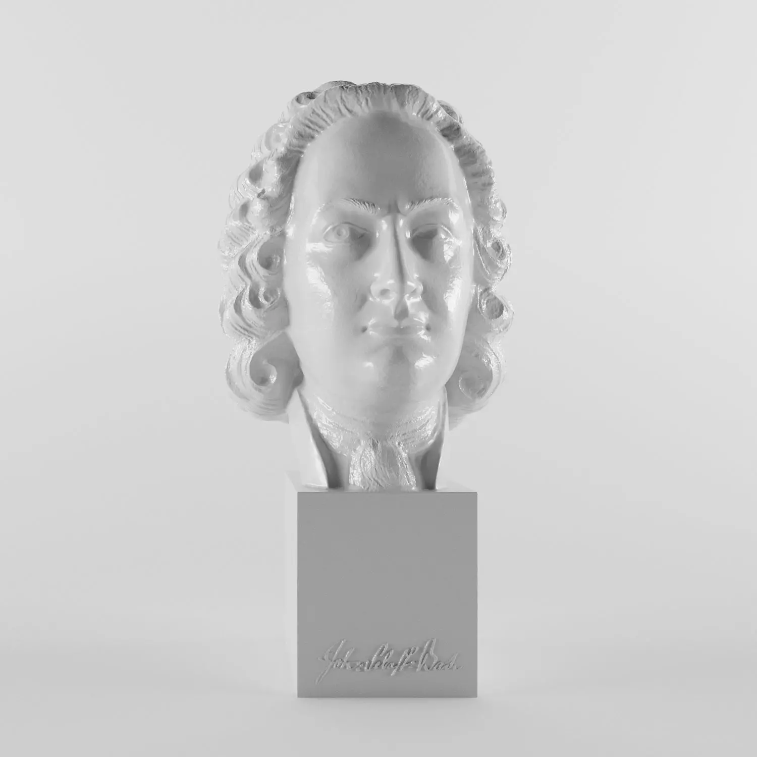 Johann Sebastian Bach 3D print model_0