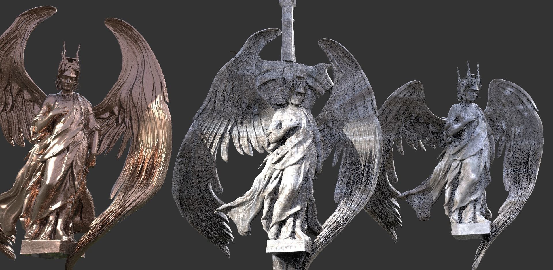 Heavens Envoy Sword design collection 3D model_1