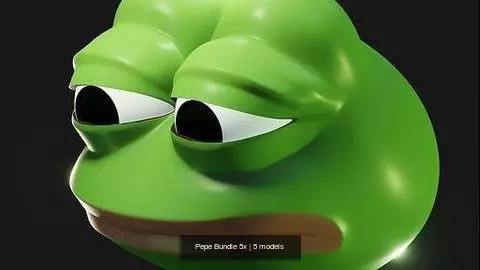 Pepe Bundle 5x 3D Model Collection_3