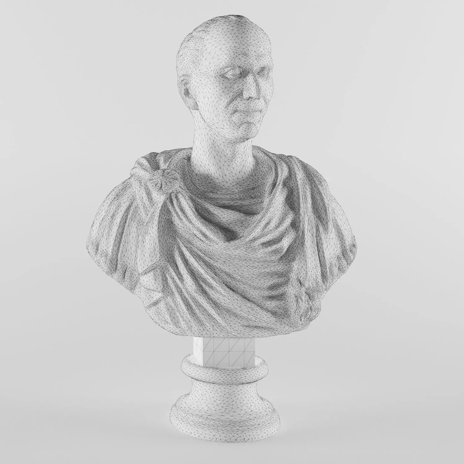Gaius Julius Caesar 3D print model_0