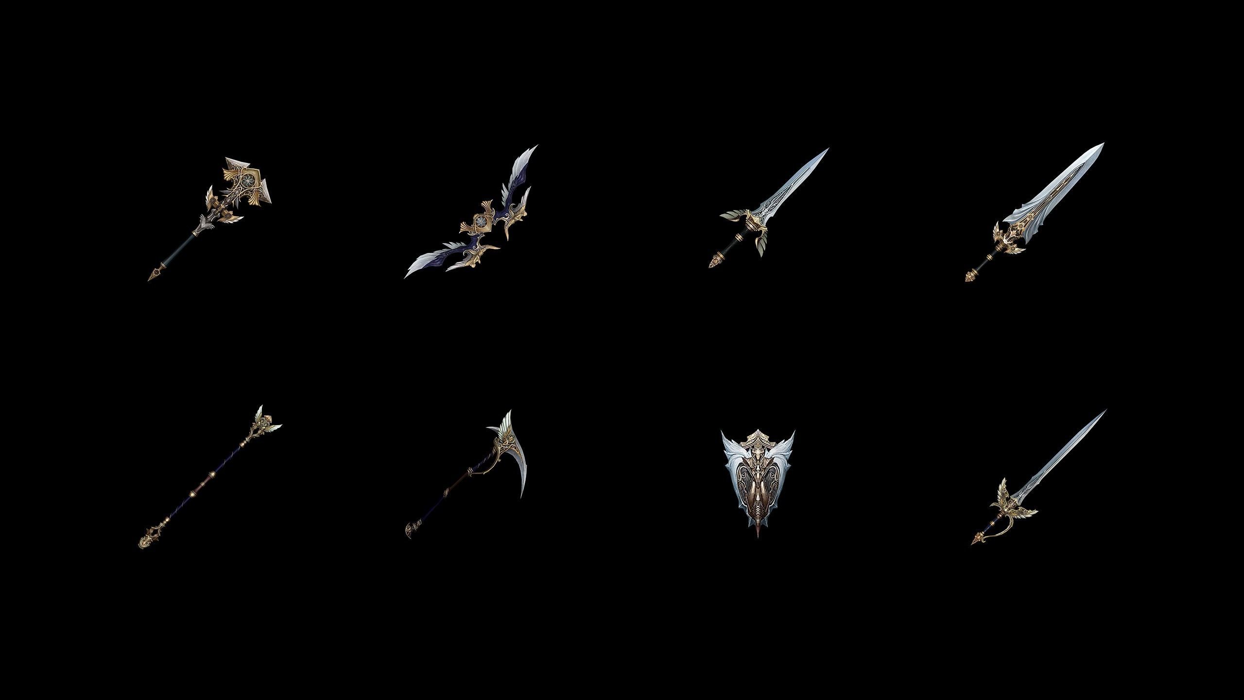 Regalia Weapons 3D Model Collection_1