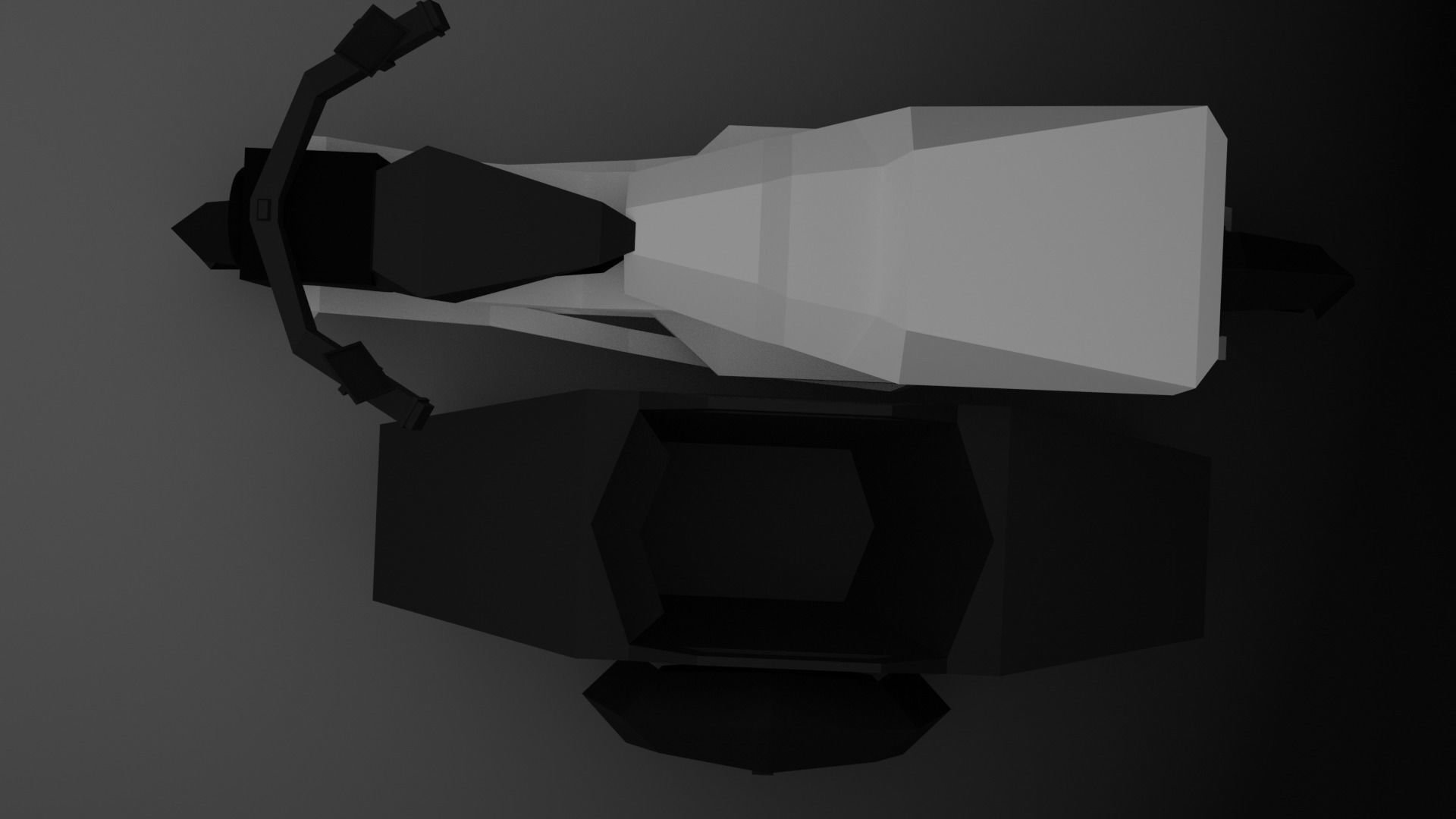 Bike with Sidecar 3D model_10