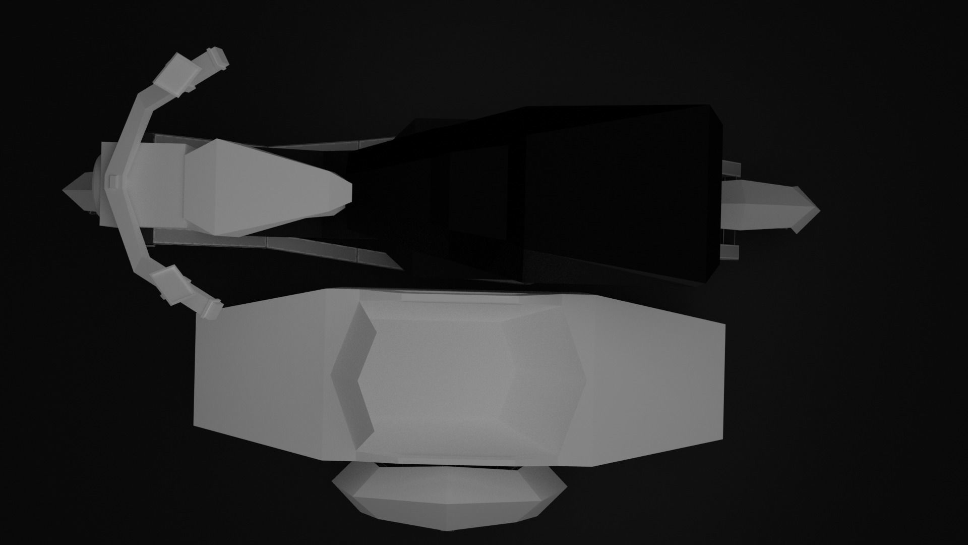 Bike with Sidecar 3D model_11