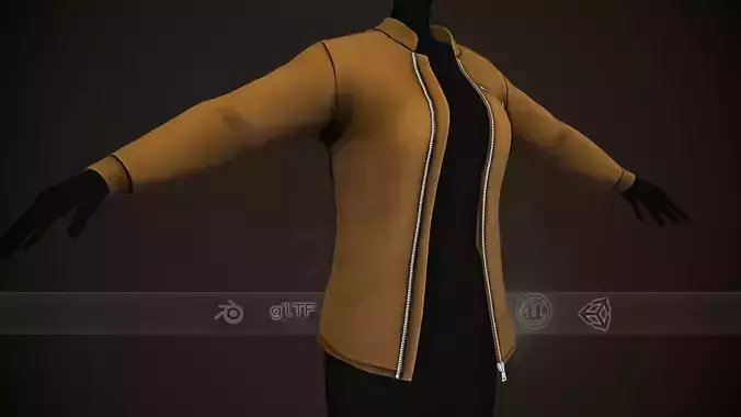  Female Brown Jacket Style 1