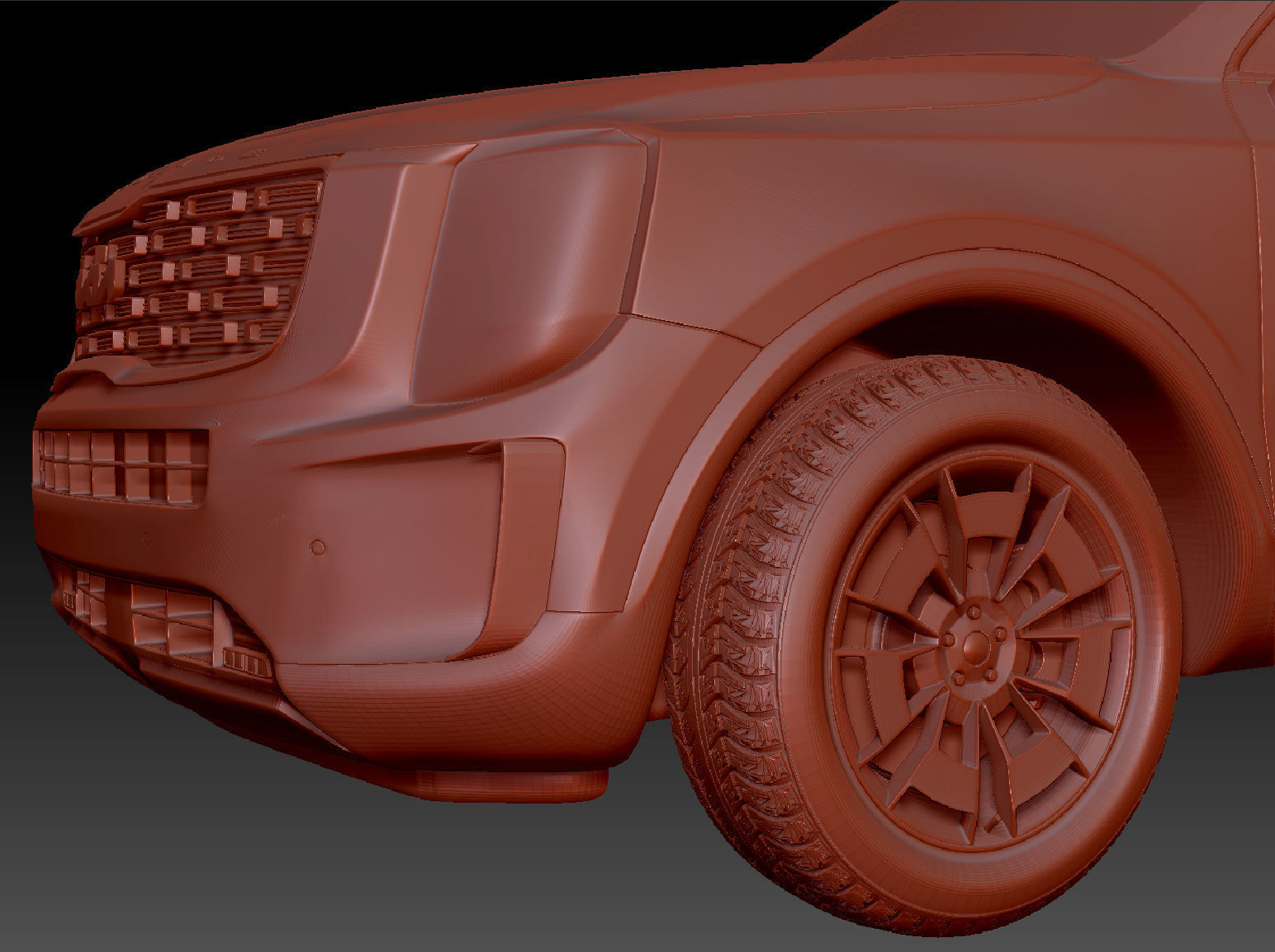 Kia Telluride 3D PRINTABLE 3D print model_6