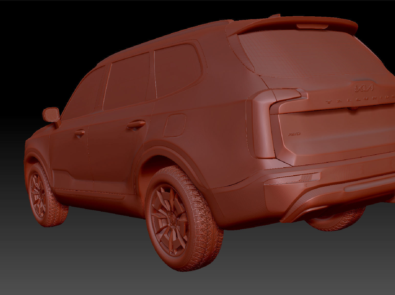 Kia Telluride 3D PRINTABLE 3D print model_7