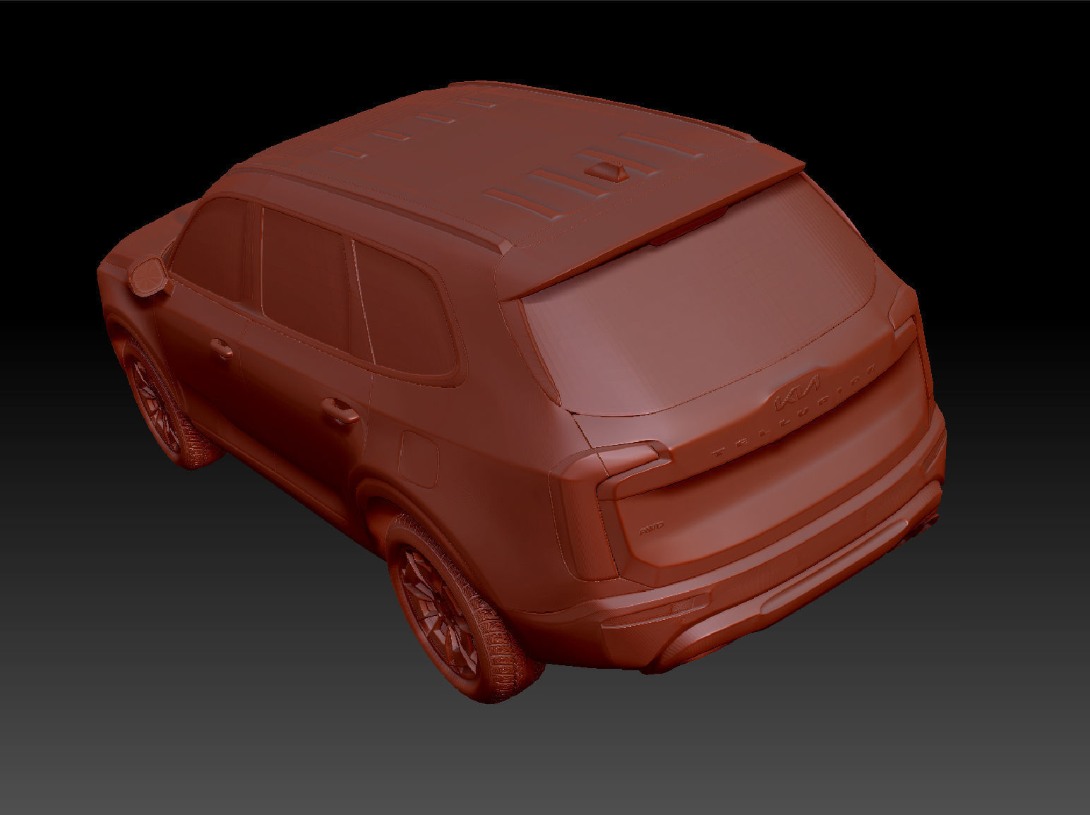 Kia Telluride 3D PRINTABLE 3D print model_3