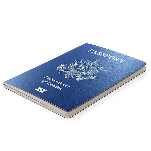 Passport 3D model