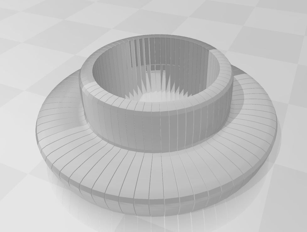 Bench seat 3D model_2