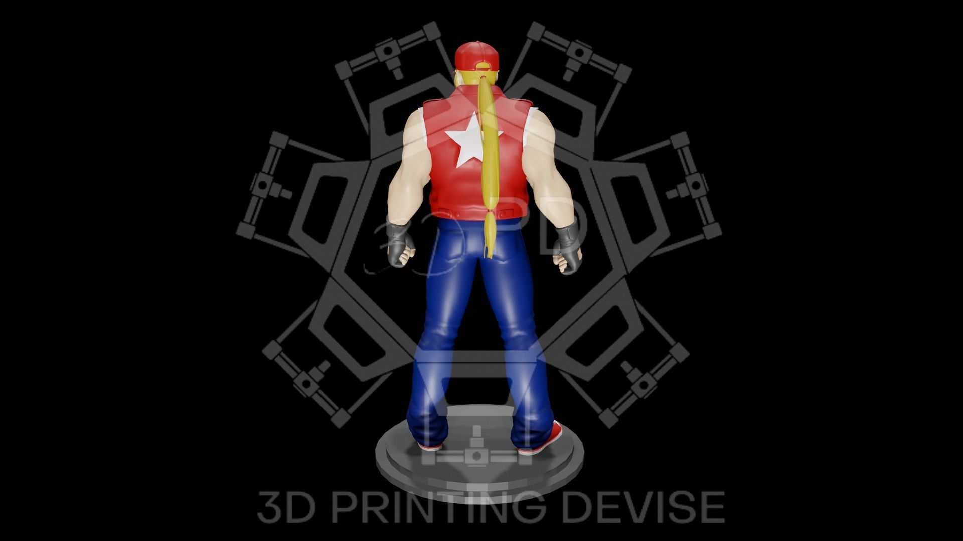 TERRY BOGARD 3D print model_4