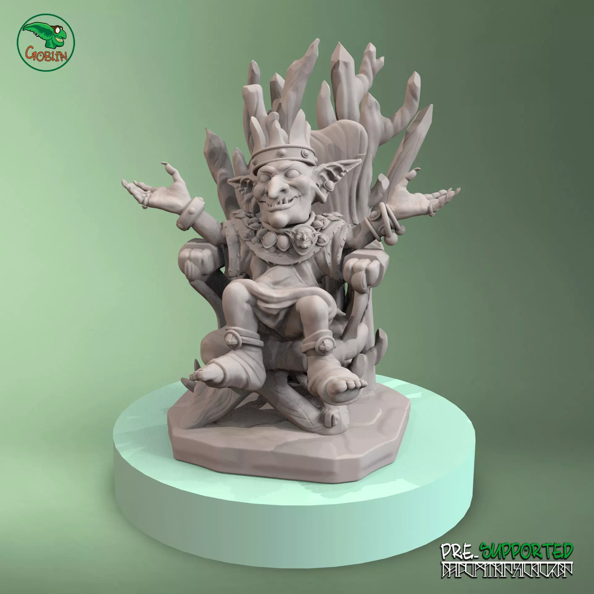 King Goblin - Goblin Village 3D print model_0