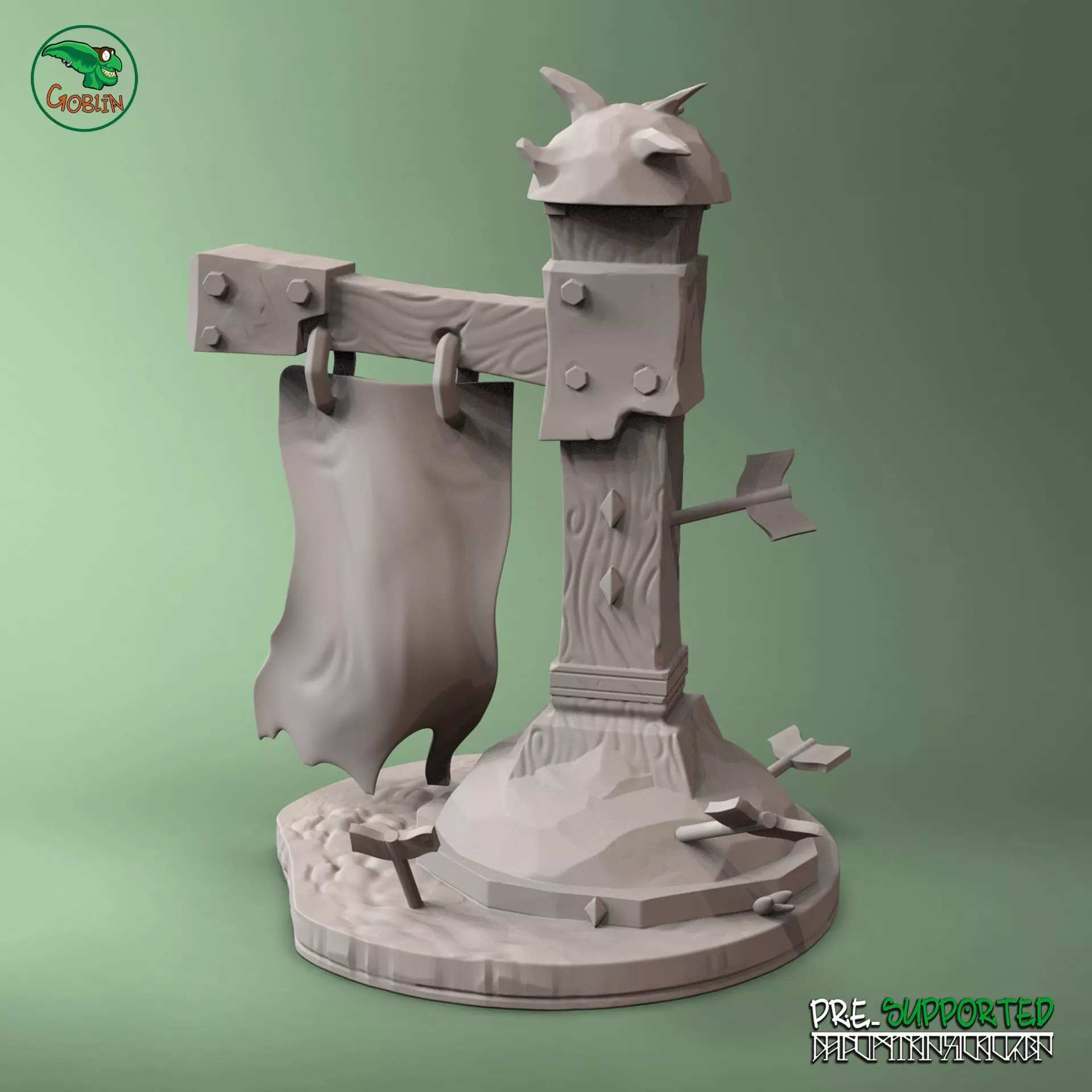 Mast - Goblin Village 3D print model_0