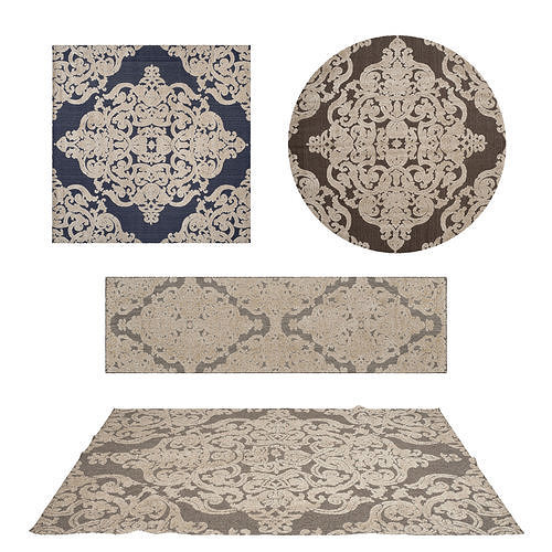 Rugs No 663 Low-poly 3D model