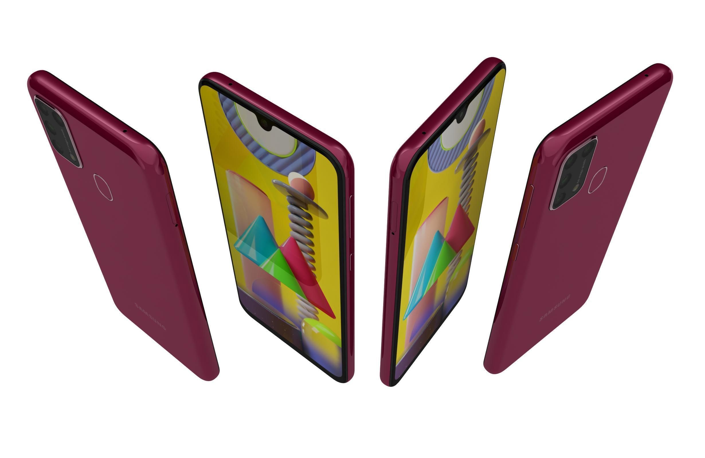 Samsung Galaxy M30 M31 M31S And M33 3D model_38