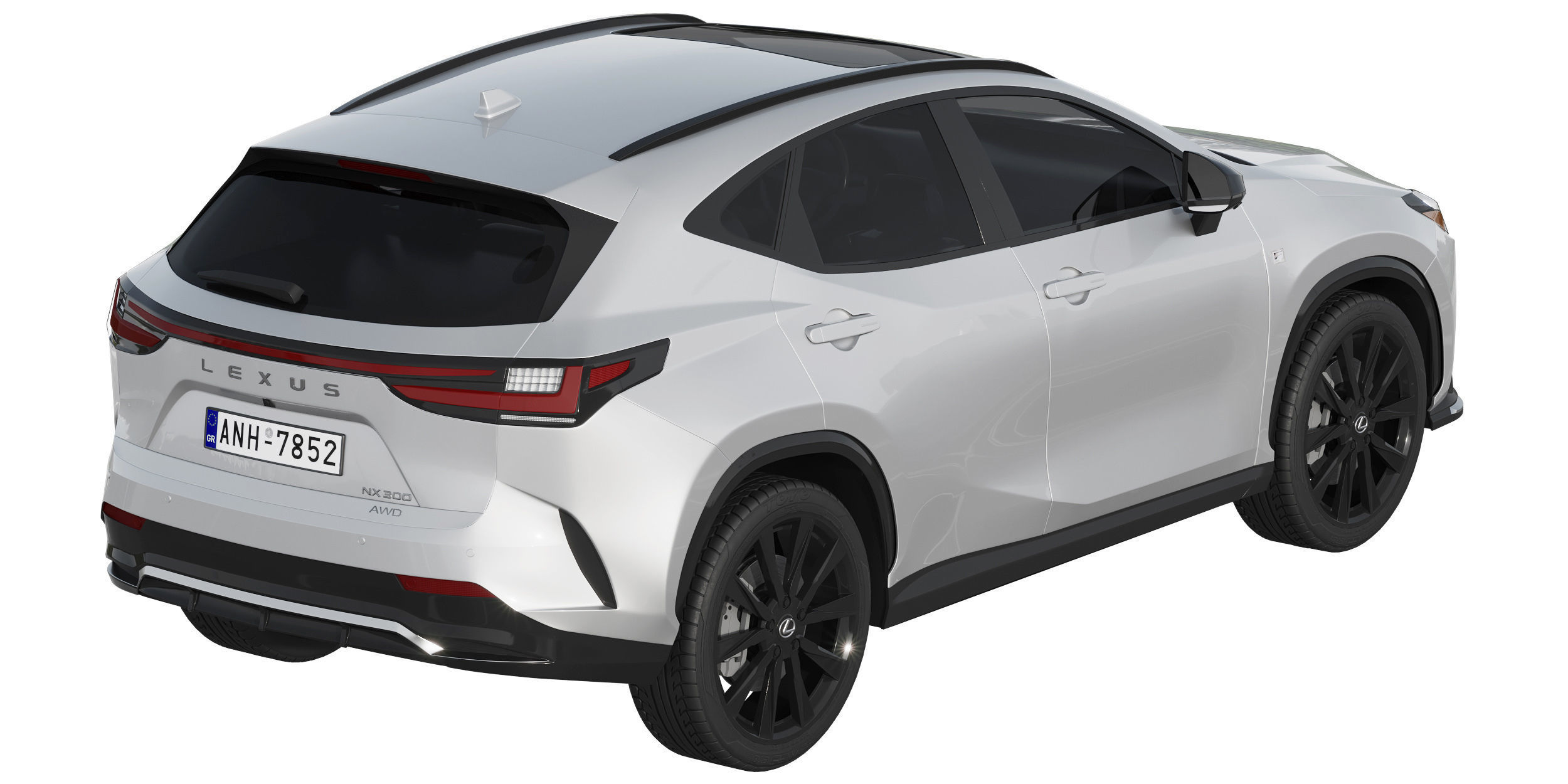 Lexus NX300 F-Sport 2022 3D model_4