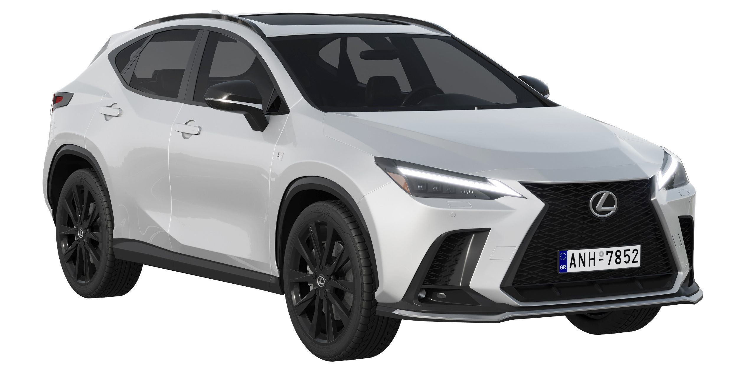 Lexus NX300 F-Sport 2022 3D model_1