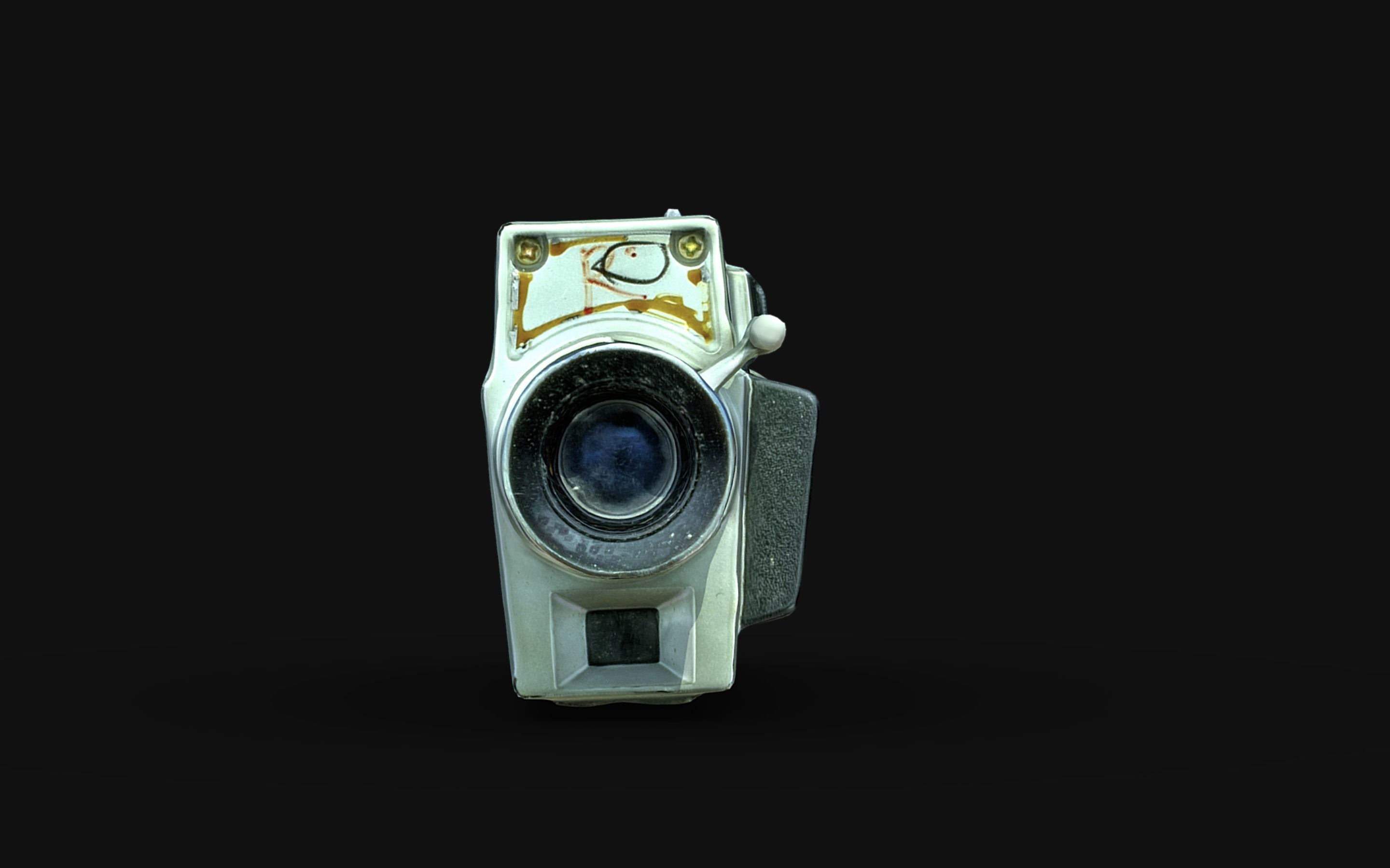 Super 8mm camera scan 70s retro camera photogrammetry Low-poly 3D model_6