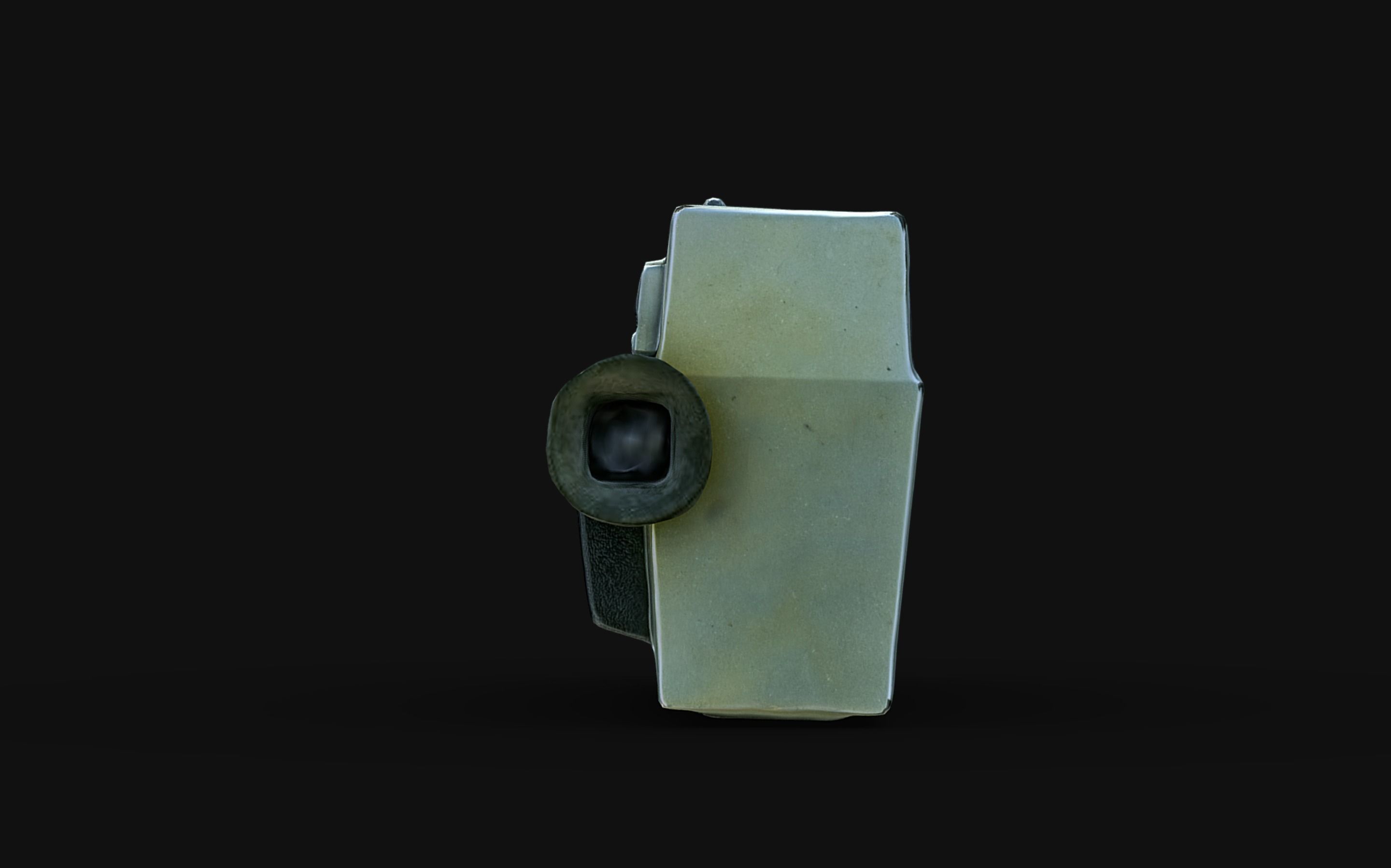 Super 8mm camera scan 70s retro camera photogrammetry Low-poly 3D model_8